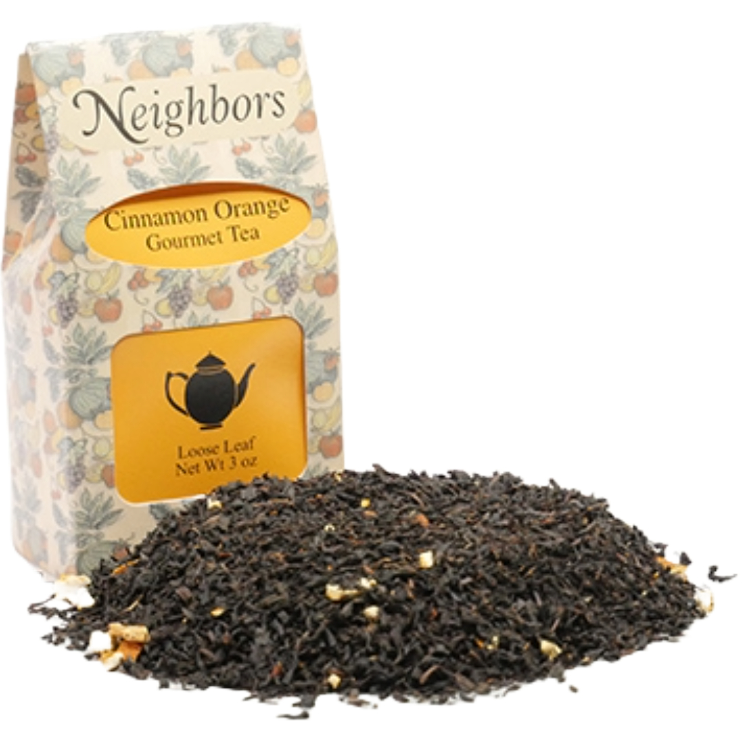 Neighbors Coffee: Cinnamon Orange 3oz. Loose Leaf Tea